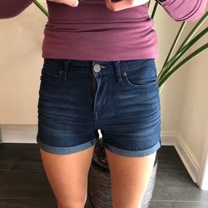 Stretchy jean shorts